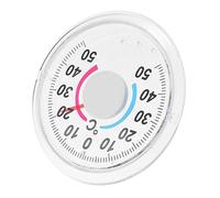 Balacoo Thermomètre Intérieur Rond en Plastique Compact et Réutilisable, Instrument Simple pour Mesurer la Température Portes et Fenêtres, pour Usage Domestique