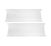 Balacoo Transparente Étagère Murale 29,8 CM 2 Ensembles, en Acrylique | Installation sans Perçage, Accessoires Fournis Vis et Chevilles, Usage pour Livres et Photos, Entrée
