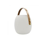Baladeuse solaire LED blanc JIMMY avec port de charge USB H34cm