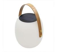 Baladeuse solaire LED blanc JIMMY avec port de charge USB H34cm