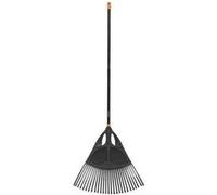 Fiskars Balai à feuilles Solid™ XL 27 dents Manche en aluminium Noir/Orange 1015645