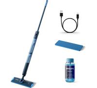 Balai à franges électrique Philips OneUp série 5000, bleu, 0,281 l, 0,178 l, 70 min, 350 mm, 120 mm