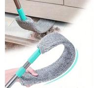 Balai à franges extensible pour la séparation de la poussière, chiffon à épousseter en fibre ultra-fine, convient pour le nettoyage sous les lits, les canapés et autres tâches de nettoyage à la maison