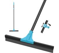 Balai à franges Heavy Duty avec manche télescopique en acier pour les pièces humides, les garages et les salles de bains