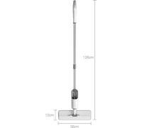 Balai à franges pour le nettoyage des sols Balai à franges plat avec pulvérisation d'eau Balai à franges pour la maison, la cuisine et les sols en bois et en céramique