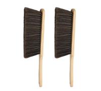 Balai à Main - Balayette à Poils Doux avec Long Manche en Bois - Balai Portatif,pour Comptoir Canapé Voiture Cheminée Vêtements Canapé Bureau Meubles