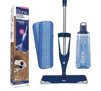 Balai à spray - Mop tout-en-un - Tête de 42 cm - Rotation à 360° - Avec 2 microfibres lavables