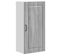 Balai à vaisselle Kalmar Sonoma gris 50 x 31 x 100 cm | Matériau en bois, cadre stable, montage facile, pour les cuisines et la salle à manger