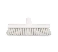 Balai - Balai pour ménage - Balai pour intérieur - Balai extérieur - Produit et Accessoire de Nettoyage Maison - Balai Polyester mi-Dur - Monture 29 cm Douille à vis - Coloris Blanc