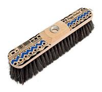 Balai, bois laqué, brosse naturelle