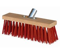 Balai cantonnier 31 cm pvc rouge douille - 840
