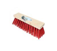 Balai cantonnier en bois - 32 cm - Rouge
