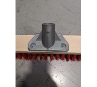 Balai cantonnier rouge 60 cm douille pvc - 8408