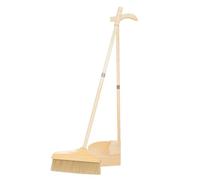 Balai de Maison à Long Manche en Bois, Poils Souples pour Ménage | Ensemble de Nettoyage Domestique Léger, Résistant à L’usure, Prise Confortable, Rangement Pratique pour Garage