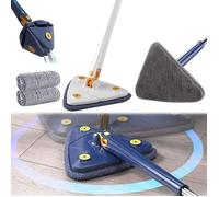 Balai de nettoyage triangulaire réglable rotatif à 180 degrés pour maison, mur, plafond, maison, sol, cuisine[1179]