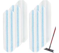Balai de rechange - Lot de 6 - Lingettes de rechange pour systèmes de nettoyage O-Cedar H2prO - Têtes de balai de rechange pour