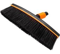 Balai de rue sans manche - Largeur : 38 cm - Plastique noir/orange - QuikFit 1001416