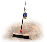 balai de salle de 40 cm avec manche pour poils fins - idéal comme balai d'atelier, balai industriel, balai de maison, balai à poussière, balai de chambre