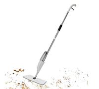 Balai de sol en bois dur, tête rotative à 360° - Fournitures de nettoyage humide et sec - Balai pulvérisateur pour planchers en bois dur | Pour maison, appartement, restaurant, bureau, hôtel
