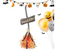 Balai De Sorcière Accessoires Effrayants Décoration De Ferme avec Son