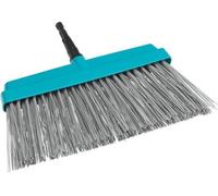 Balai de terrasse pratique en plastique, compatible avec le système combisystem, avec brosse