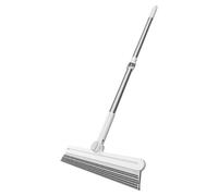 Balai d'épilation en silicone extensible double face | Accessoire de toilettage de sol durable, poignée réglable, léger essentiel pour la maison | Balai d'épilation des poils