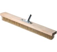 Balai D'extérieur à Long Manche en Acier Inoxydable, Brosse Métallique Industrielle à Poils Courts, Brosse De Sol pour Patio, Route, Poils Rigides, 1pc