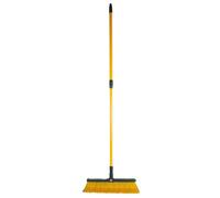 Balai d'extérieur et de Sol | avec Manche Extensible | Balai de Jardin avec Brosse Ergonomique 45 cm | Nettoyage de la Maison