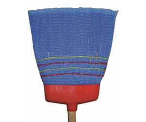 Balai d'extérieur polypropylène 4 coutures couleur assortie