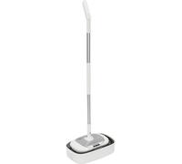 Balai électrique - Balai à franges sans fil - 40 W - 150 tr/min - Tête flexible à 180° - Autonomie de 100 min - 3 batteries lithium de 2000 mAh - Pour parquet - Gris clair