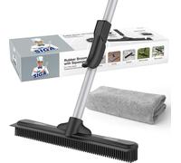 Balai en caoutchouc MR.SIGA avec raclette et chiffon microfibre, brosse à sol 3 en 1