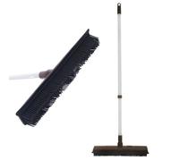 Balai en caoutchouc télescopique - ORION - 73-126 cm - Poils en caoutchouc - Raclette intégrée - Antistatique