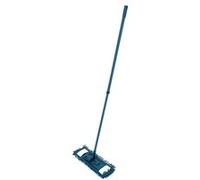 Homéa, Balai MOP Chenille Microfibre Manche Métal Téléscopique 74>130 cm Bleu Paon