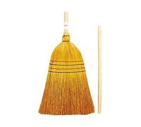 Balai paille 4 fils manche bois