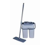 Balai plat vadrouille et seau gris Cenocco CC9070-GRE
