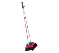 Balai Pliable Portable avec Pelle Autonettoyante, Nettoyage Sec et Humide | Plastique et Acier Inoxydable, pour Petits Espaces Intérieurs, Adapté aux Sols en Bois et Oilcloth