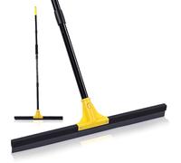 Balai Raclette Sol Extérieur Terrasse Professionnelle de Large 60 cm avec Télescopique Manche Long 83-158 cm Laveur Multic RACLETTE