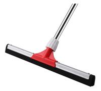 Balai Raclette Sol Large 43cm avec Manche 147cm | Brosse d'Essuie-Glace en Double Mousse | Laveur de Sol Professionnel pour Garage