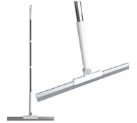 Balai Raclette Sol Professionnelle en Silicone avec Manche de 133cm Élimine l& 39 eau Les Poils animaux Blanc 32 Cm