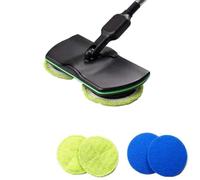 Balai rotatif électrique rechargeable sans fil avec polisseuse, nettoyant pour sols en bois dur, carrelage, PVC