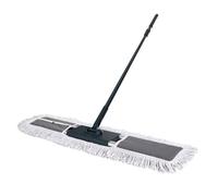 Balai Serpillère Aluminium, Grande Balai Plat Professionnel avec Manche Téléscopique, Coton Serpillere Professionnel Femeo