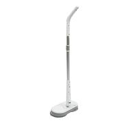 Balai serpillère électrique sans fil avec 4 serpillères interchangeables - Réservoir d'eau de 11,8 oz - Fonction pulvérisation et LED - Essuie-glace flexible à 180° pour maisons, appartements et