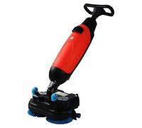 Balai-serpillère et autolaveuse électrique sans fil, têtes de brosse doubles rotatives à 360°, autoportée, batterie au lithium rechargeable, 13 000 pi²/h pour la maison, le bureau, la villa,