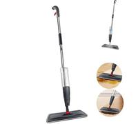 Balai Serpillère Vaporisateur Spray Mop, Balai Lave Sol avec 1 Tampons Microfibre Balai Serpillere avec Reservoir pour la Maison