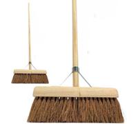 Balai souple en fibre de coco de 30 cm pour l'intérieur