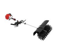 Balai Thermique 52 Cm³, Souffleur De Pelouse À Moteur 2 Temps avec Brosse en Nylon De 52 Cm Et Moteur Réglable À 8 500 TR/Min, Souffleur Portatif pour Pelouse, Trottoirs, Allées Et Jardins.