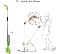 Balai Vapeur Avec Pulvérisation Multi-Fonction Mop Spray Pliable Plastique pour cuisine Maison de salle de bain