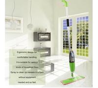 Balai Vapeur Avec Pulvérisation Multi-Fonction Mop Spray Pliable Plastique - Vert
