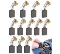 Balais à charbon pour moteur électrique, universels, lot de 12