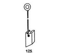 Balais de charbon 0108 pour outils électroportatifs Bosch - 5x4,5x15 mm - Réf. org. 2.604.320.905 - Pour Bosch Perceuse GWB 10, Bosch Ponceuse GWB 10, Bosch Rabot PHO 20-82